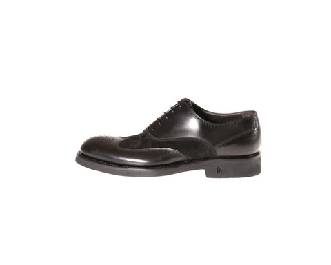 Trentino Black Tie Oxford Shoes