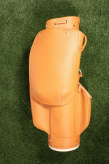 Golf Bag Orange Calfskin