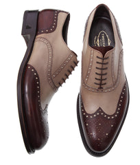 Custom Shoes For Property Brothers Drew Jonathan Scott Man Leather Bicolour Italian Shoes