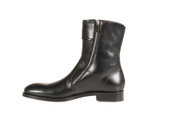 Buy Best Italian Men's Black Leather Ankle Boots NYC