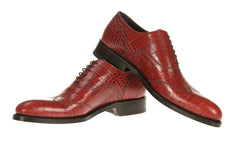 Where To Buy Alligator Red Men's Italian Shoes