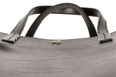 Capri Black Calf Tote