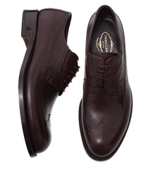 Dress Brown Derby Italian Men's Shoes