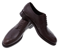 Formal Brown Derby Italian Men's Shoes