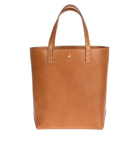 Capri Brown Calf Tote Bag