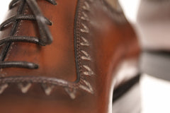 Stitching Details on the Chicago Bespoke Shoe
