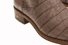 Vittoria Grey Alligator Riding Boot