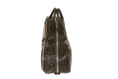 Tennis Racket Bag Brown Alligator