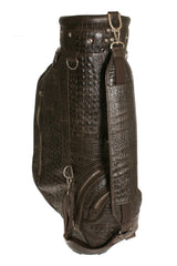 Golf Bag Brown Printed Alligator