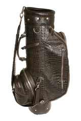 Golf Bag Brown Printed Alligator