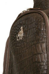 Golf Bag Brown Printed Alligator