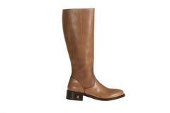 Vittoria Caramel Calfskin Riding Boot