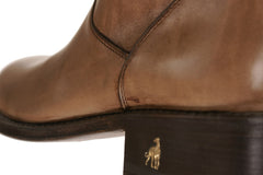 Vittoria Caramel Calfskin Riding Boot