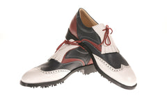 Verona Tricolore Calf Leather Golf Shoes