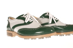 Parma Green White Golf Shoes