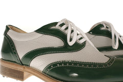 Parma Green White Golf Shoes