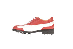 Parma Red White Golf Shoes