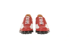 Parma Red White Golf Shoes