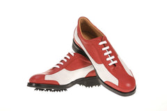Parma Red White Golf Shoes