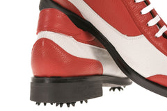 Parma Red White Golf Shoes