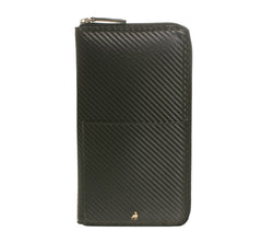 Document Holder Black Calfskin Hitech