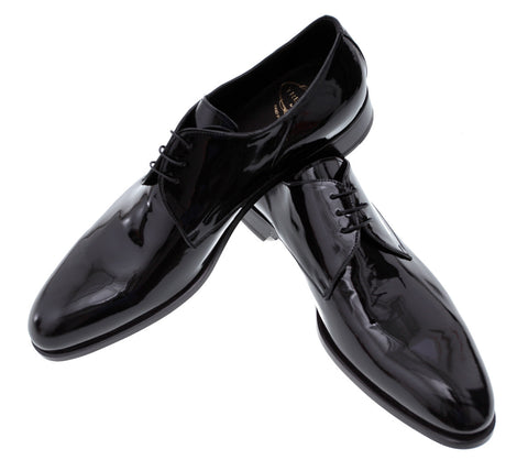 Trento Patent Leather Derby Shoes