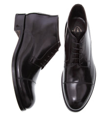 Derby Calfskin Ankle Boots
