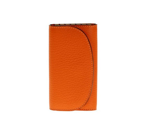 Leather Key Holder Orange