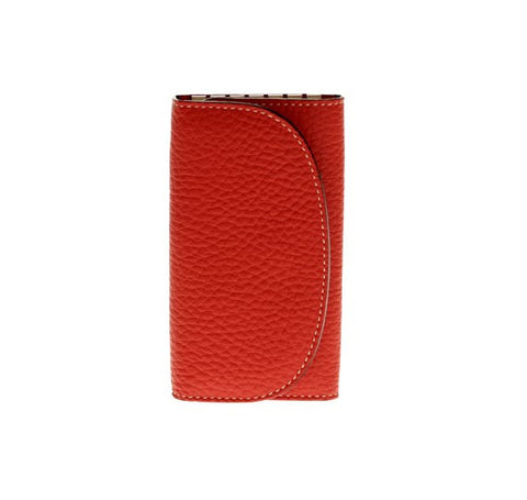 Leather Key Holder Red Calf