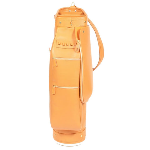 Golf Bag Orange Calfskin