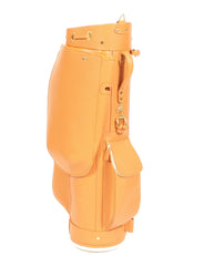 Golf Bag Orange Calfskin