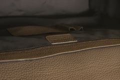 Briefcase Grey Calfskin