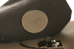 Briefcase Grey Calfskin