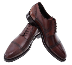 Finest Bespoke Men's Leather Shoes in Authentic Shell Cordovan by Horween