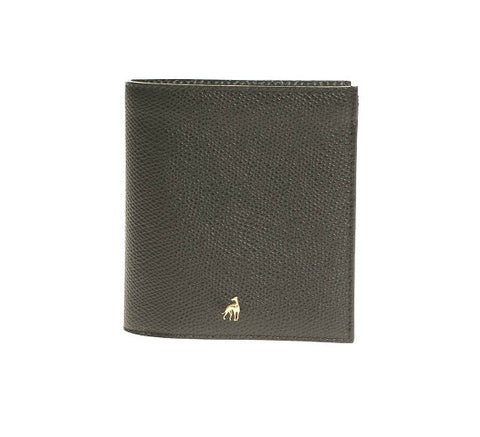 Men's Wallet Black Calfskin Dolphin