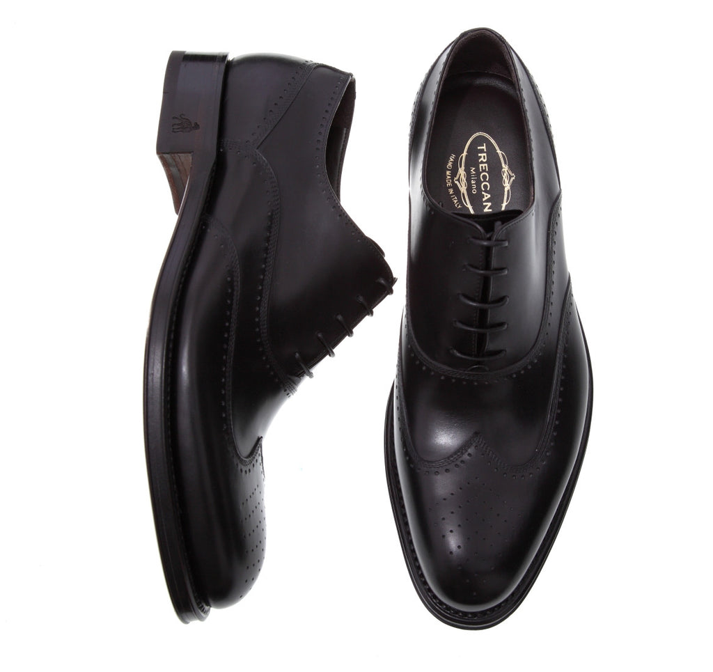 Black formal oxford shoes discount