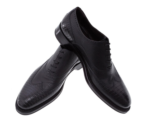 Prato Tejus Skin Oxford Shoes