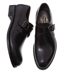 Shopping Online For Best Luxury Italian Monk Strap Shoes Online Handmade Black Leather