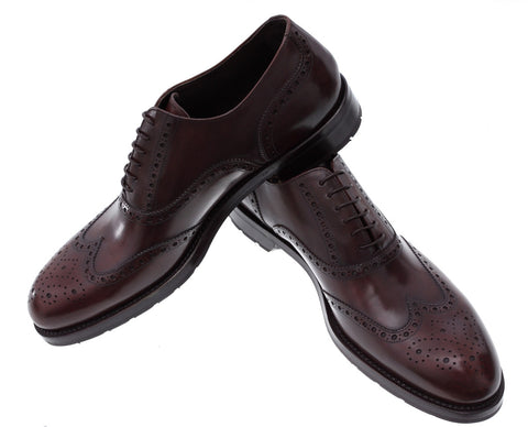 Franco Burgundy Betis Oxford Shoes