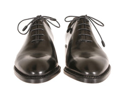 Black Bespoke Shoes Handmade in Italy For Luxury Clientele