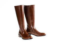 Where to Buy in NYC Brown Riding Boots Leather Handmade in Italy Online