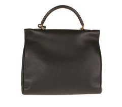 Firenze Black Calf Leather Bag Last Call