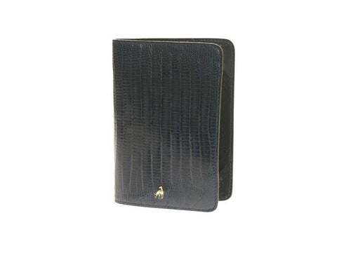 Passport Holder Blue Reptile