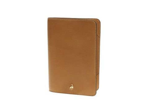 Passport Holder Caramel Calfskin