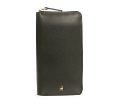 Siena Wallet Black Calfskin Saffiano