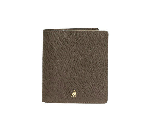 Small Wallet Brown Calfskin Dolphin