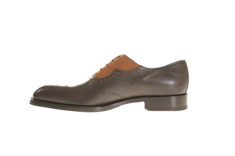 Bologna Deer and Calf Oxford Shoes