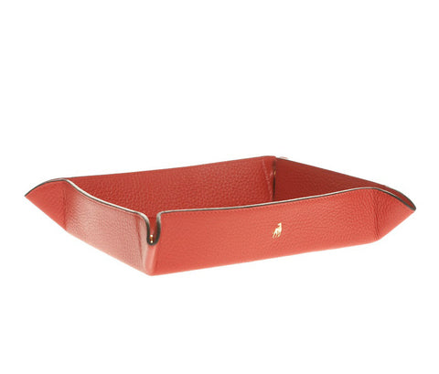 Valet Tray Red Calfskin Last Call