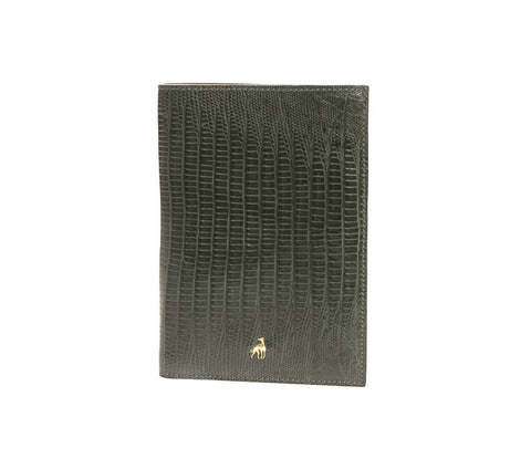 Wallet Dark Grey Reptile