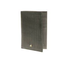 Wallet Dark Grey Reptile